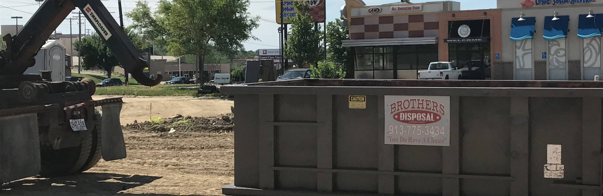 Commercial dumpster 